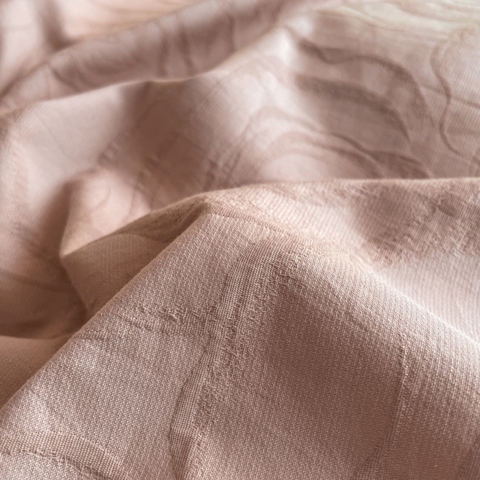 91家纺网 家纺一手货源 找家纺 宜代光年 2025新款色织水洗棉提花四件套（第二批） 夜未央-粉