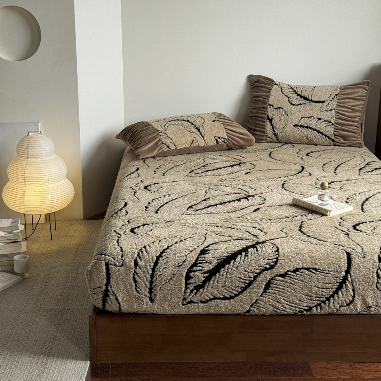 91家纺网 家纺一手货源 找家纺 新印象 2025新款阳离子绒保暖床笠 阳离子绒-樊林驼