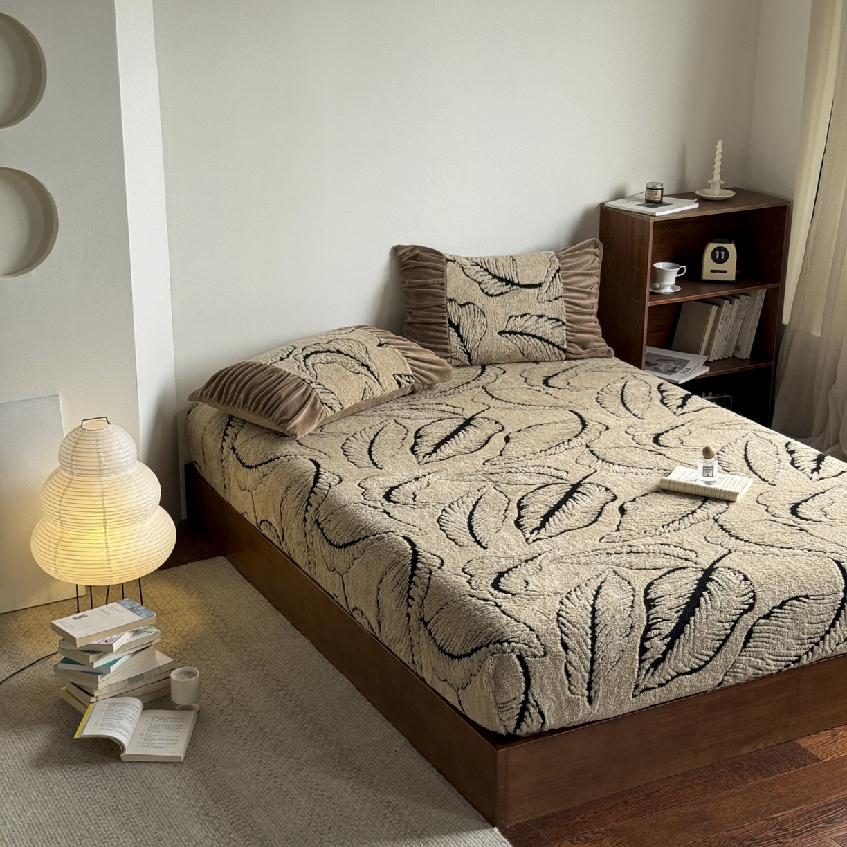 91家纺网 家纺一手货源 找家纺 新印象 2025新款阳离子绒保暖床笠 阳离子绒-樊林驼