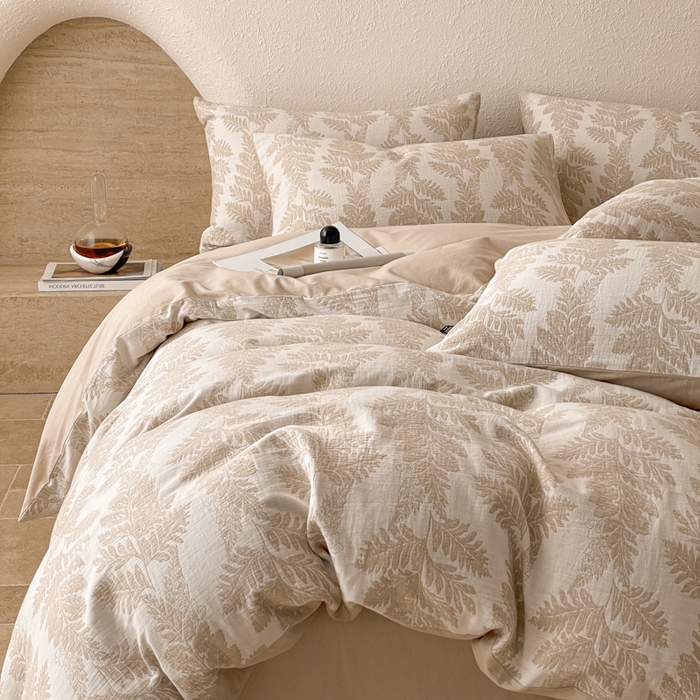 91家纺网 家纺一手货源 找家纺 （总）宜代光年 2025新款色织水洗棉提花四件套（第二批）