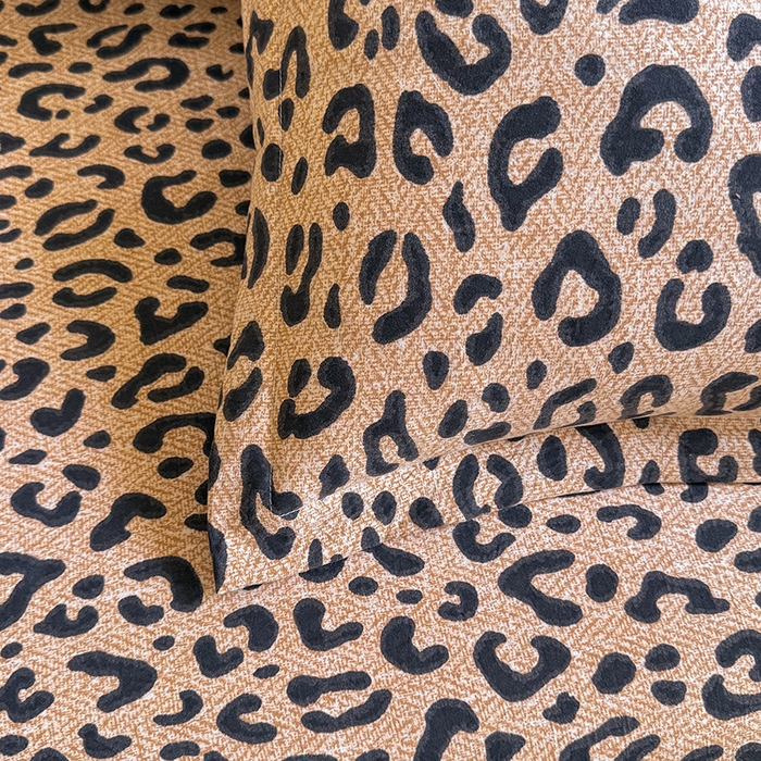 91家纺网 家纺一手货源 找家纺 优家居 2025新品水洗棉床裙四件套韩版糯糯棉水洗皱皱纱床罩直播爆款 豹纹-咖