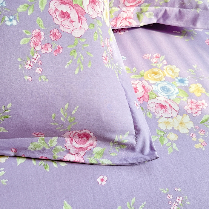 91家纺网 家纺一手货源 找家纺 优家居 2025新品水洗棉床裙四件套韩版糯糯棉水洗皱皱纱床罩直播爆款 秘园絮语