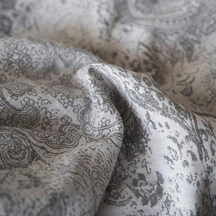 91家纺网 家纺一手货源 找家纺 宜代光年 2025新款色织大提花织带枕套四件套 神秘塔罗 灰