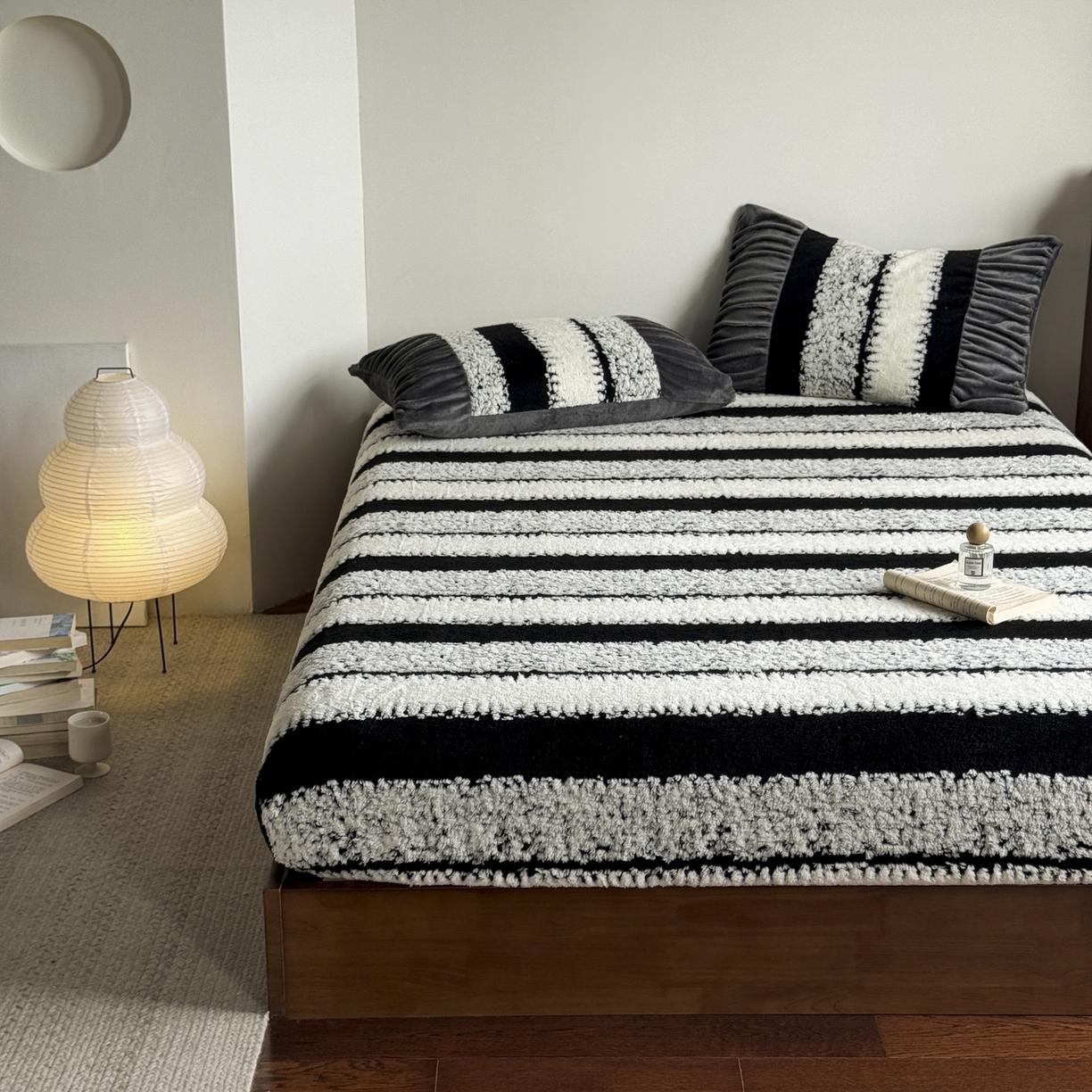 91家纺网 家纺一手货源 找家纺 新印象 2025新款阳离子绒保暖床笠 阳离子绒-里维斯