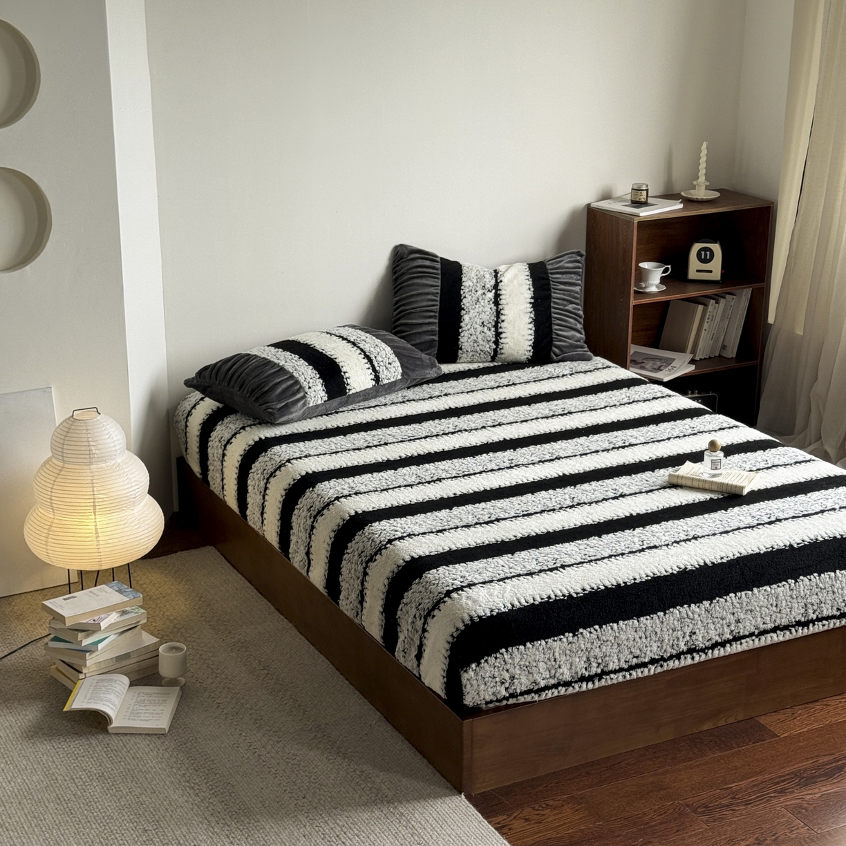 91家纺网 家纺一手货源 找家纺 新印象 2025新款阳离子绒保暖床笠 阳离子绒-里维斯