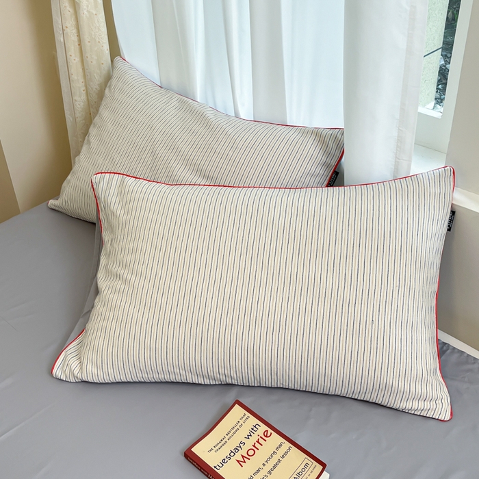 91家纺网 家纺一手货源 找家纺 宜代光年 2025新款全棉提花森韵系列大豆夏被子被芯 森韵夏被-蓝灰