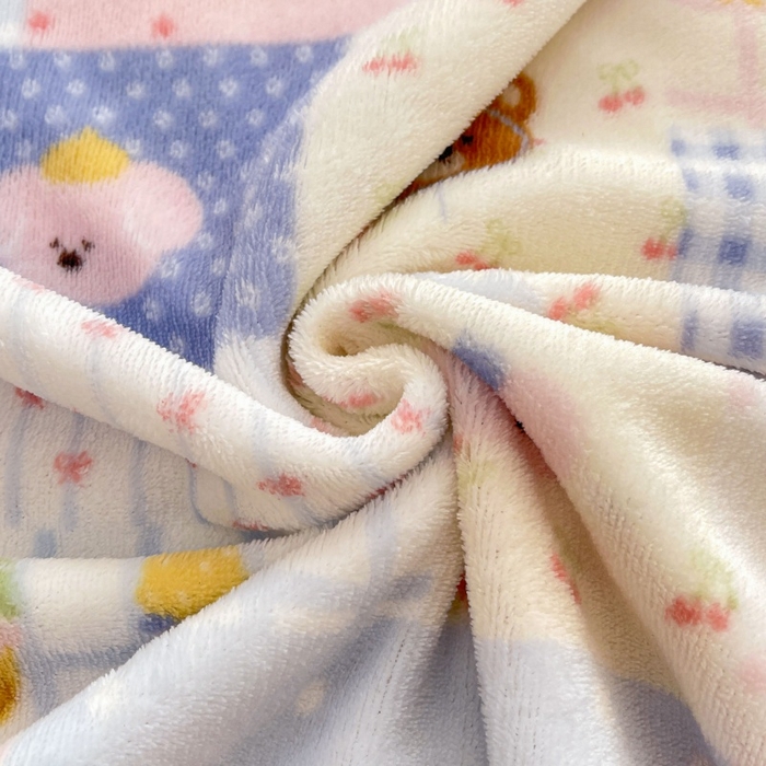 91家纺网 家纺一手货源 找家纺 爱屋及屋 2025新款牛奶绒印花床单 童话格梦