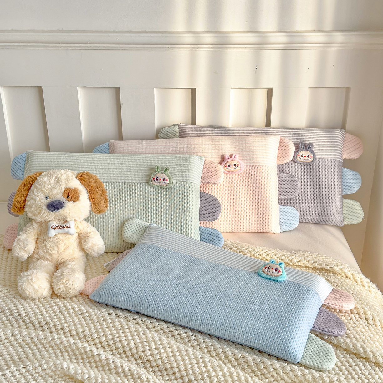 91家纺网 家纺一手货源 找家纺 （总）诺可 2025新款秋冬学生儿童枕枕头枕芯-莱布布