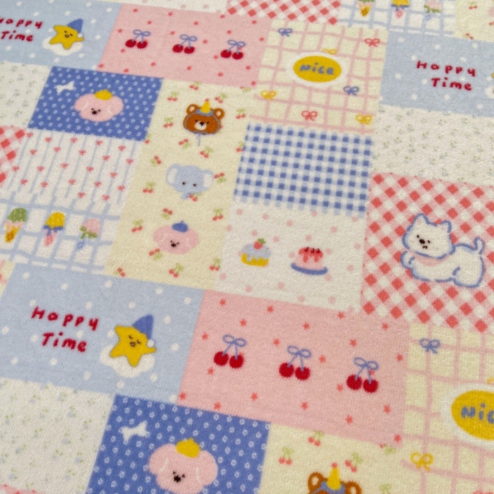 91家纺网 家纺一手货源 找家纺 爱屋及屋 2025新款牛奶绒印花床单 童话格梦