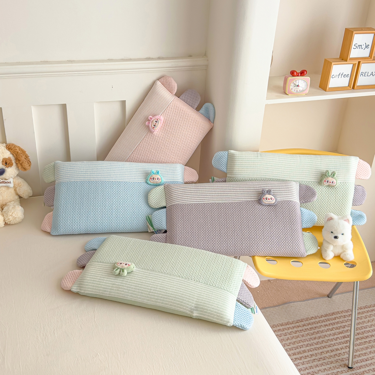 诺可 2025新款秋冬学生儿童枕枕头枕芯-莱布布 组合图