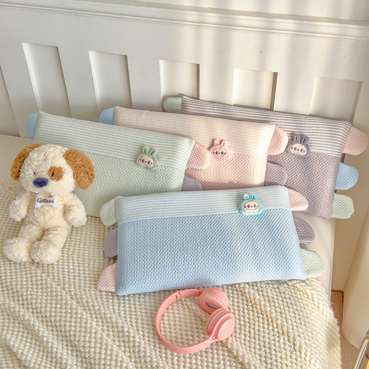 91家纺网 家纺一手货源 找家纺 （总）诺可 2025新款秋冬学生儿童枕枕头枕芯-莱布布