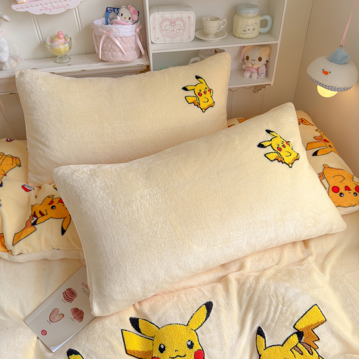 91家纺网 家纺一手货源 找家纺 优卡迪家纺馆 2025新款牛奶绒印加绣四件套 下载文件包含买家秀 小皮卡-奶黄