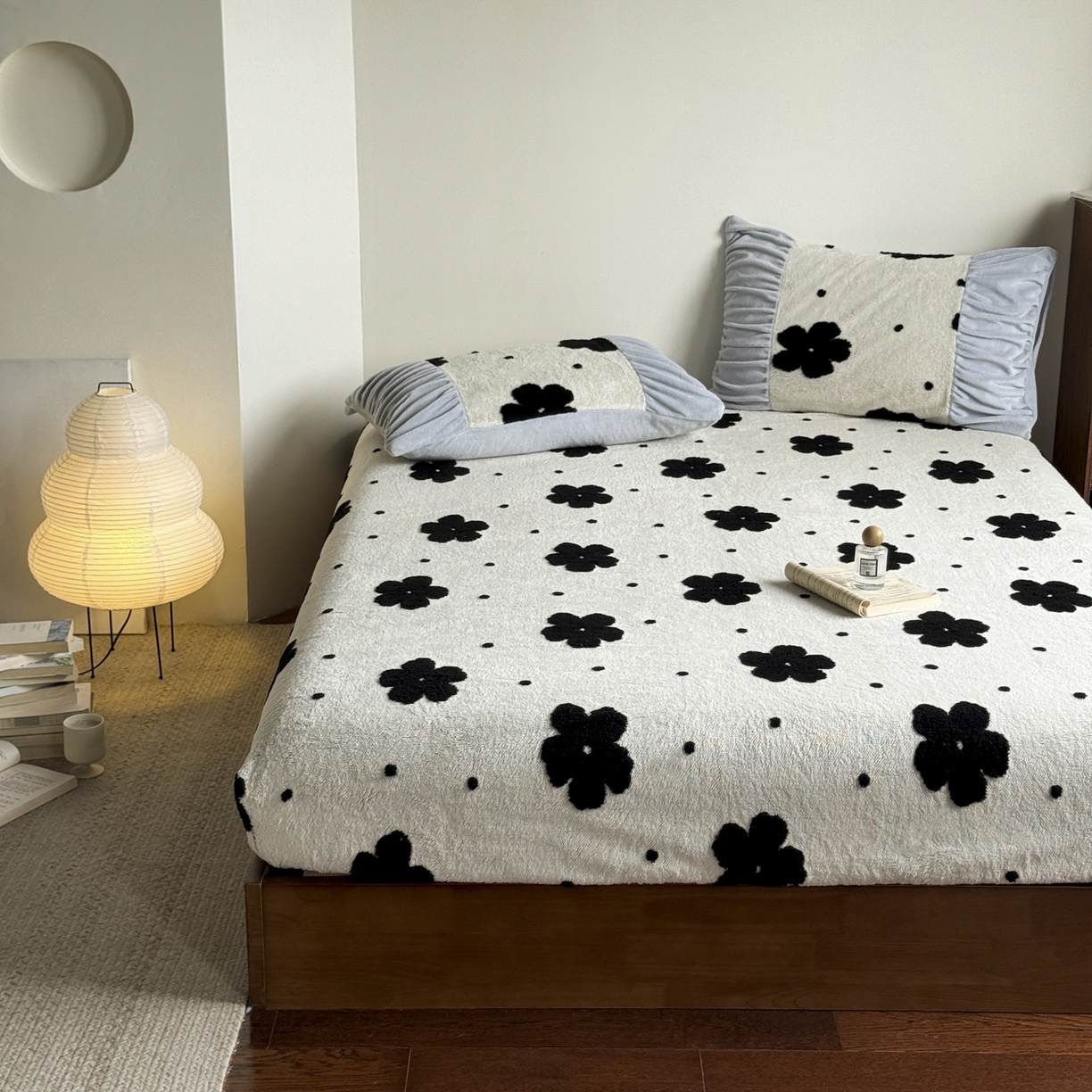 91家纺网 家纺一手货源 找家纺 新印象 2025新款阳离子绒保暖床笠 阳离子绒-慕朵