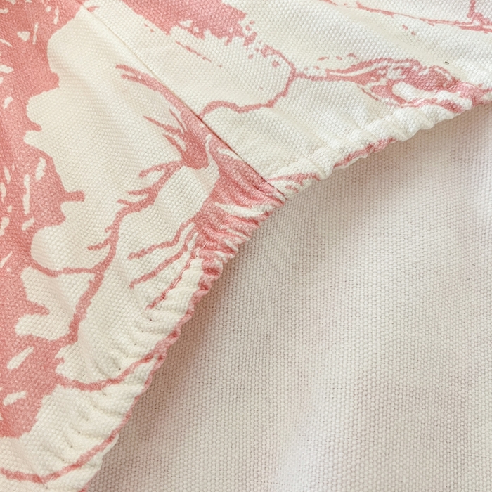 91家纺网 家纺一手货源 找家纺 宜代光年 2025新款全棉老粗布数码印花拼角工艺床单床笠 床笠-伊洛