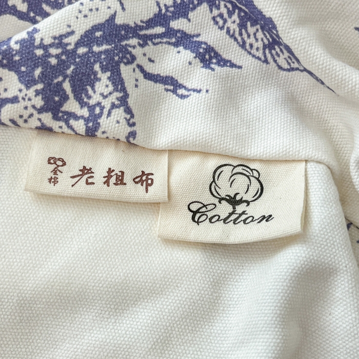 91家纺网 家纺一手货源 找家纺 宜代光年 2025新款全棉老粗布数码印花拼角工艺床单床笠 床笠-似锦