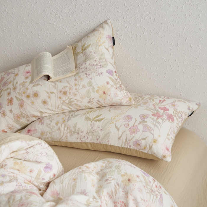 91家纺网 家纺一手货源 找家纺 （总）宜代光年 2025新款全棉纯棉享云纱数码印花四件套