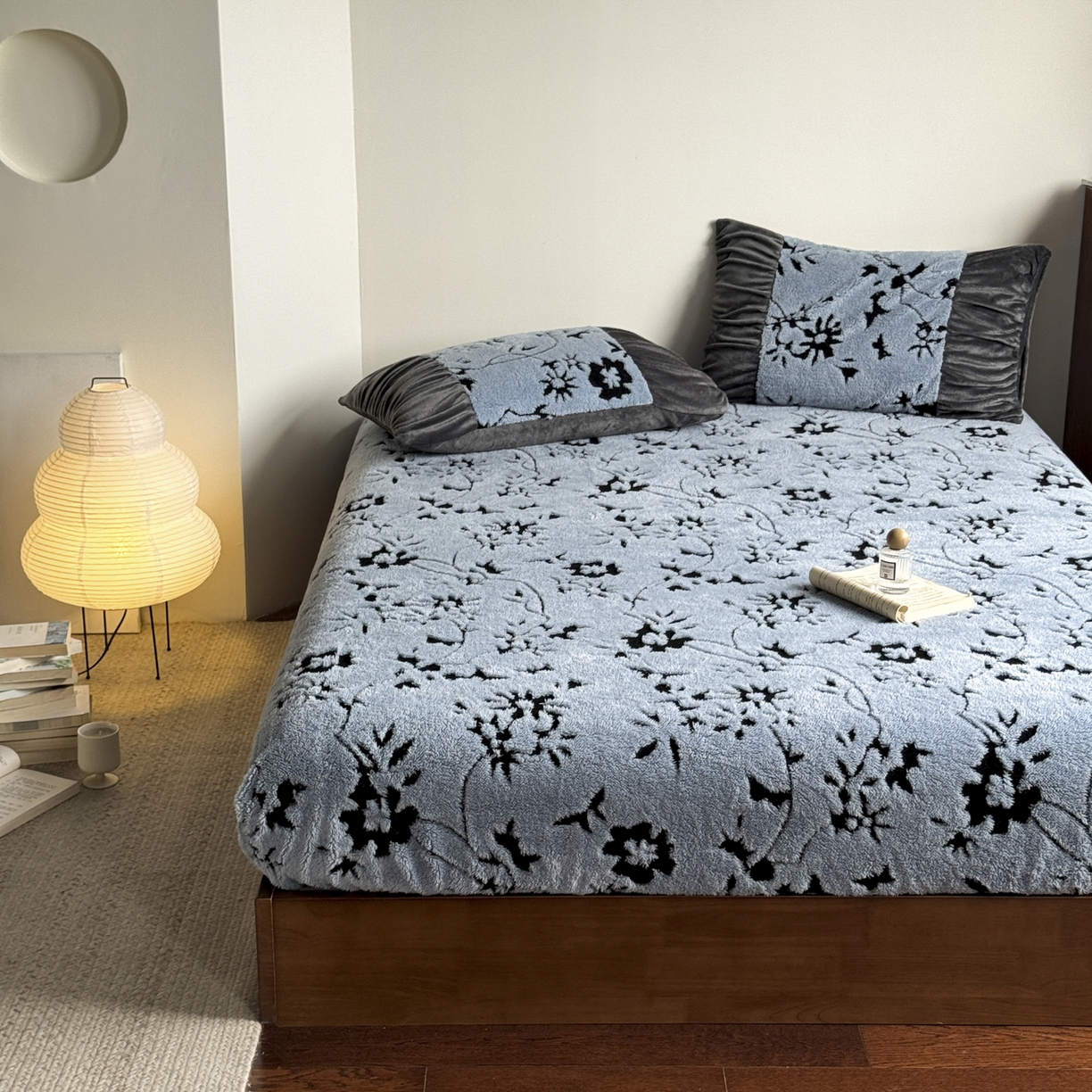 91家纺网 家纺一手货源 找家纺 新印象 2025新款阳离子绒保暖床笠 阳离子绒-缇娜