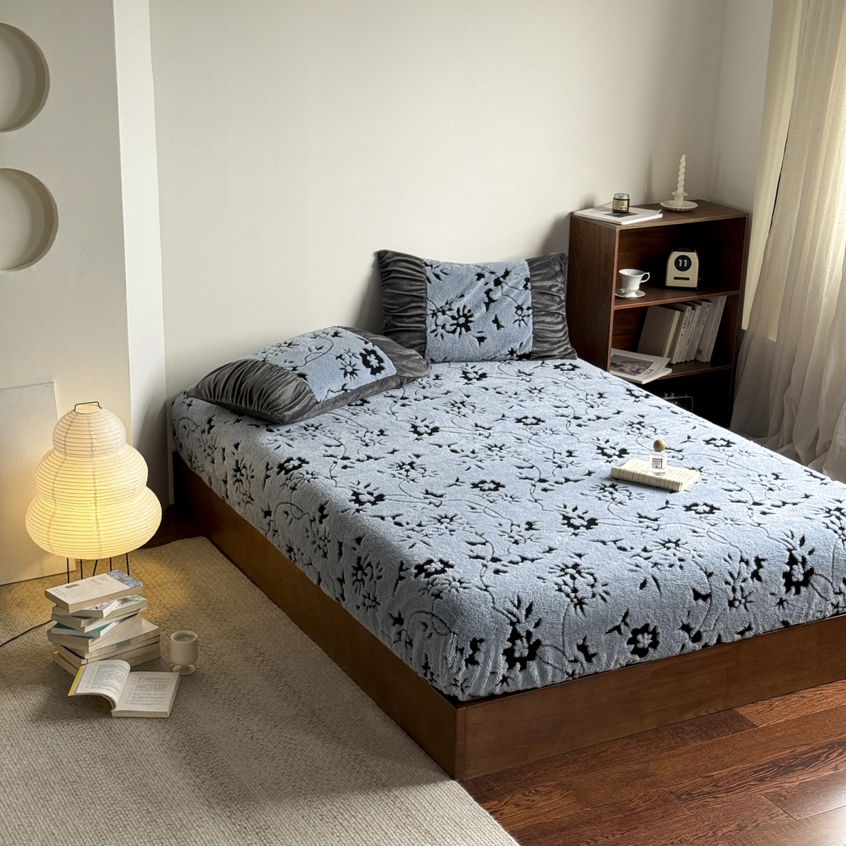 91家纺网 家纺一手货源 找家纺 新印象 2025新款阳离子绒保暖床笠 阳离子绒-缇娜