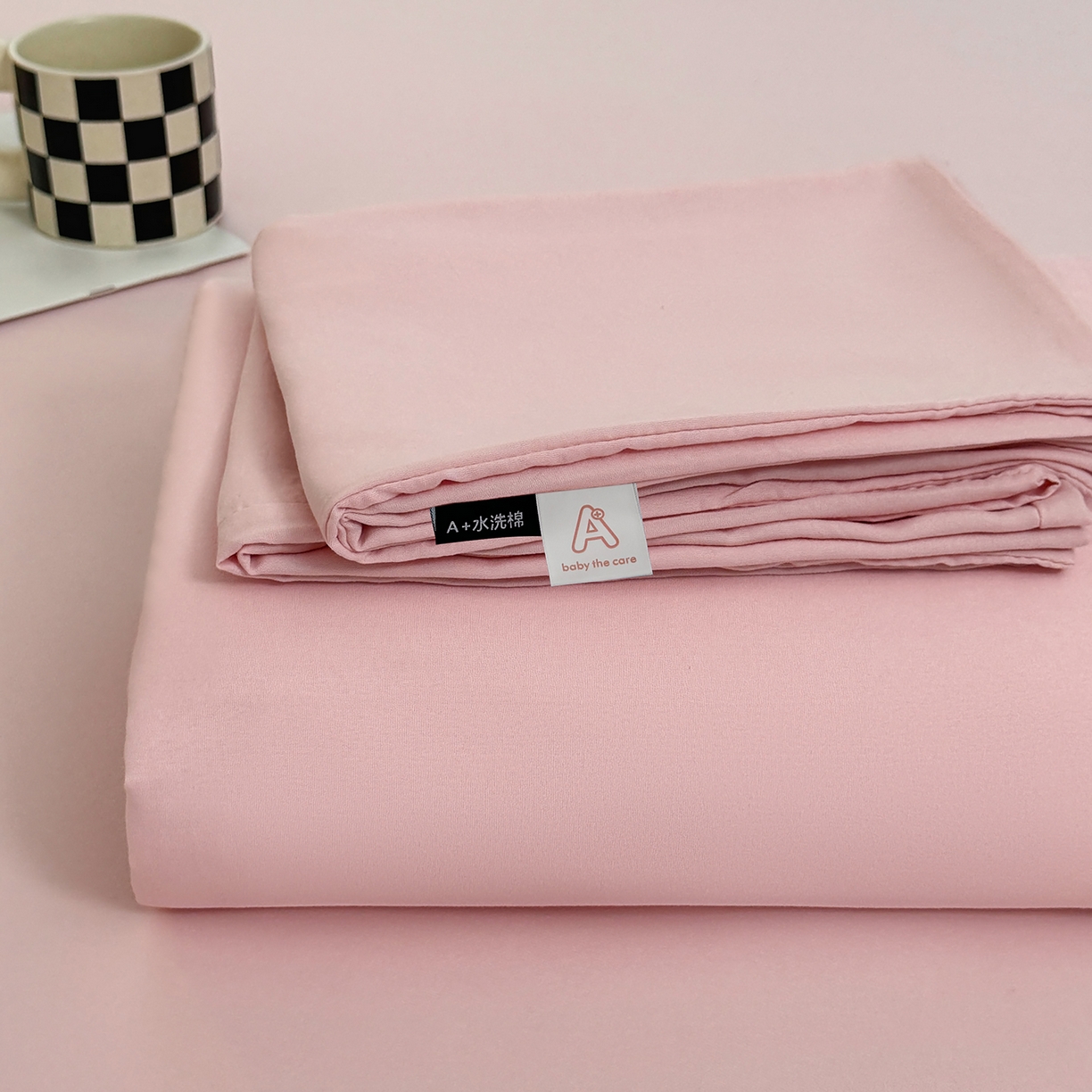 91家纺网 家纺一手货源 找家纺 （总）十一家居 2025年新款ins风A类母婴级亲肤云朵水洗棉单床单