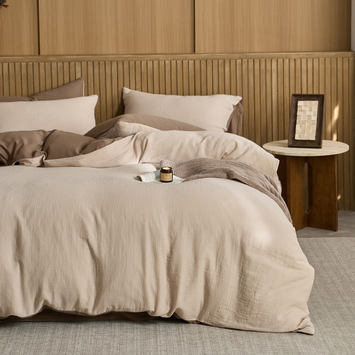 91家纺网 家纺一手货源 找家纺 （总）宜代光年 2025新款全棉纯棉享云棉纯色暗合系列四件套