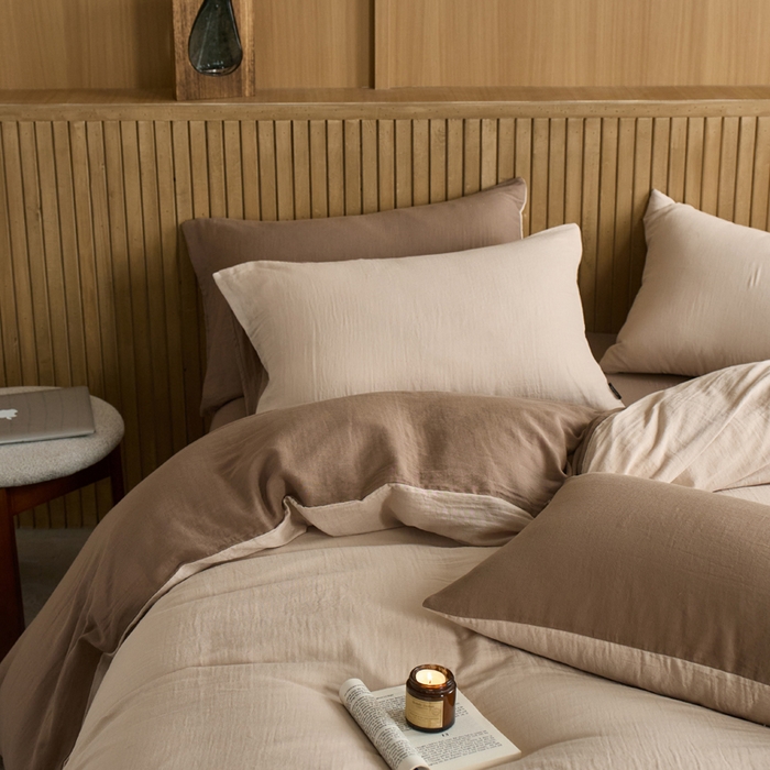 91家纺网 家纺一手货源 找家纺 （总）宜代光年 2025新款全棉纯棉享云棉纯色暗合系列四件套