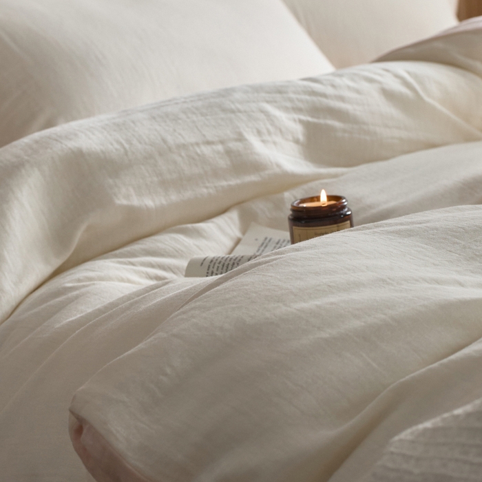 91家纺网 家纺一手货源 找家纺 宜代光年 2025新款全棉纯棉享云棉纯色暗合系列四件套 云享棉-媚粉