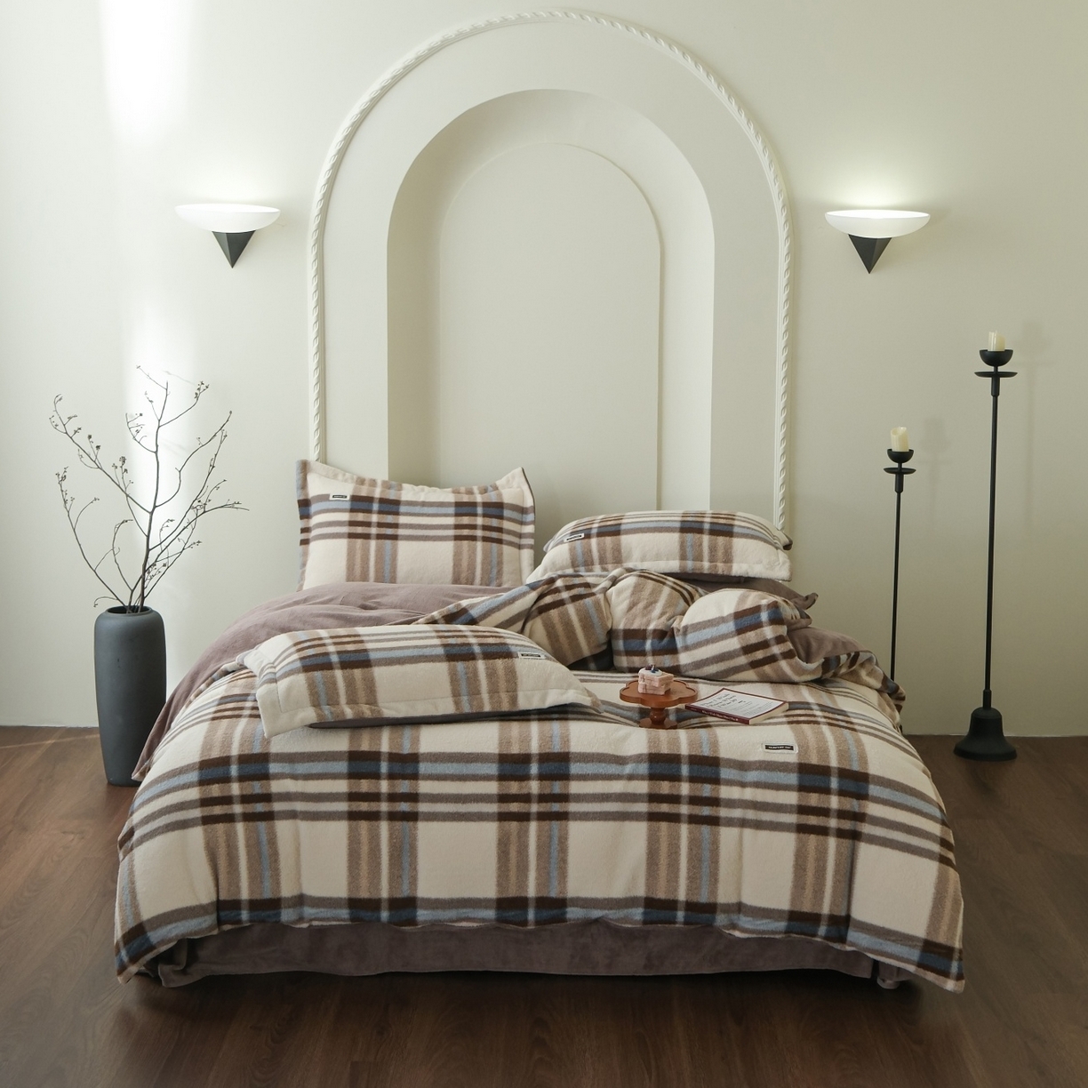 91家纺网 家纺一手货源 找家纺 （总）庭笙 2025新款羊呢绒牛奶绒贝壳针毛毯