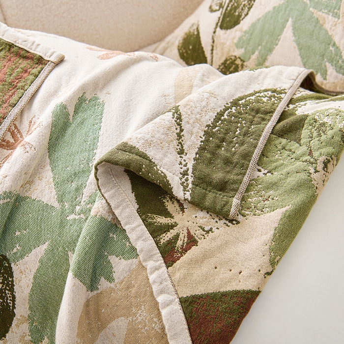 91家纺网 家纺一手货源 找家纺 棠薇家纺 2025新款纯棉纱布枕巾水洗全棉枕巾色织提花透气排汗预缩水 复活兔