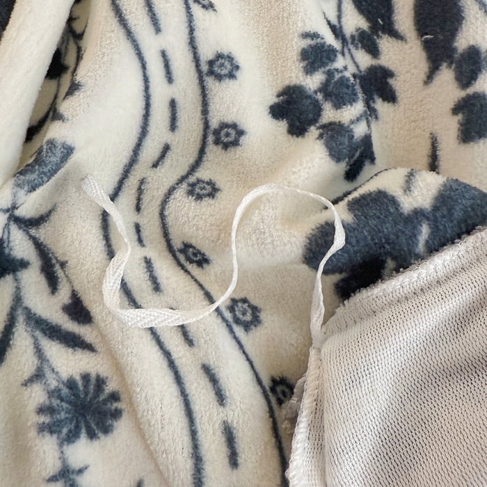 91家纺网 家纺一手货源 找家纺 王朝国际 2026新款高克重牛奶绒印花四件套 青花瓷