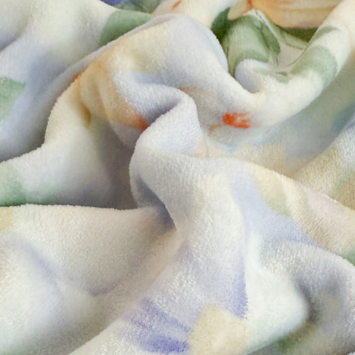 91家纺网 家纺一手货源 找家纺 王朝国际 2025新款高克重牛奶绒印花四件套 紫霞仙子