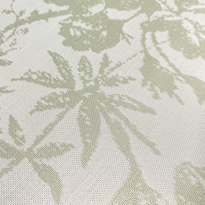91家纺网 家纺一手货源 找家纺 宜代光年 2025新款冷凝丝可水洗提花凉感席 凉感繁花-绿
