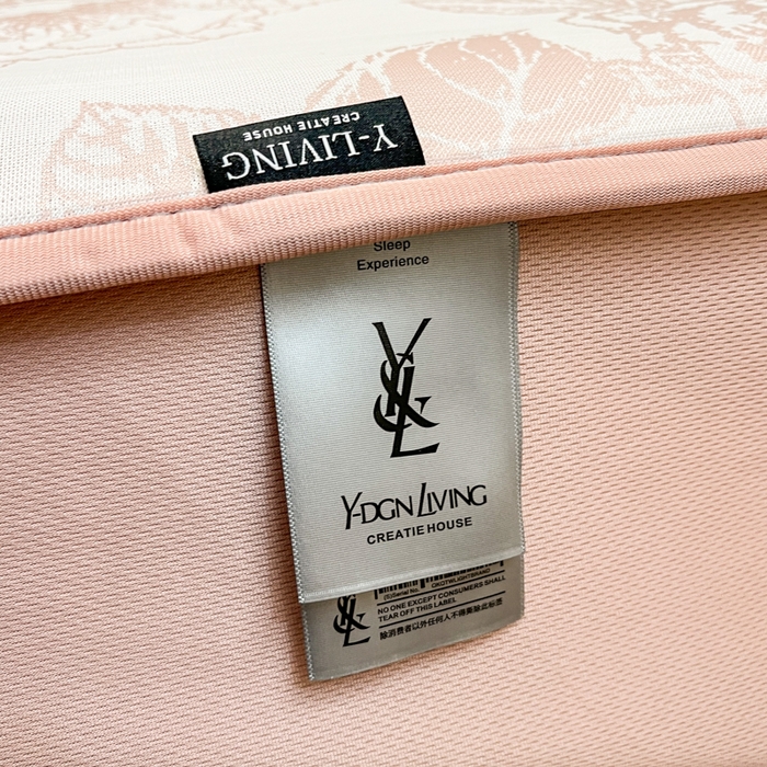 91家纺网 家纺一手货源 找家纺 宜代光年 2025新款冷凝丝可水洗提花凉感席 床笠-凉感牡丹-粉