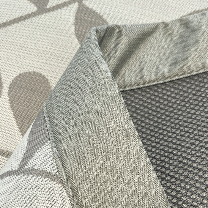 91家纺网 家纺一手货源 找家纺 宜代光年 2025新款冷凝丝可水洗提花凉感席 凉感叶繁-灰