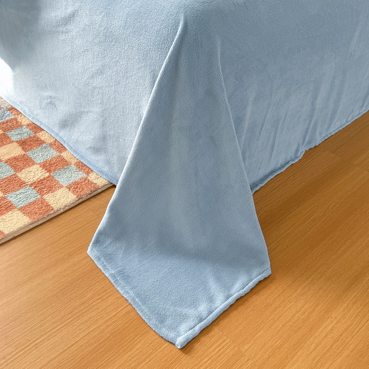 91家纺网 家纺一手货源 找家纺 十一家居 2025年新款A类云斜棉+牛奶绒春秋冬正反两用四件套—星漾系列 星漾-布朗格灰