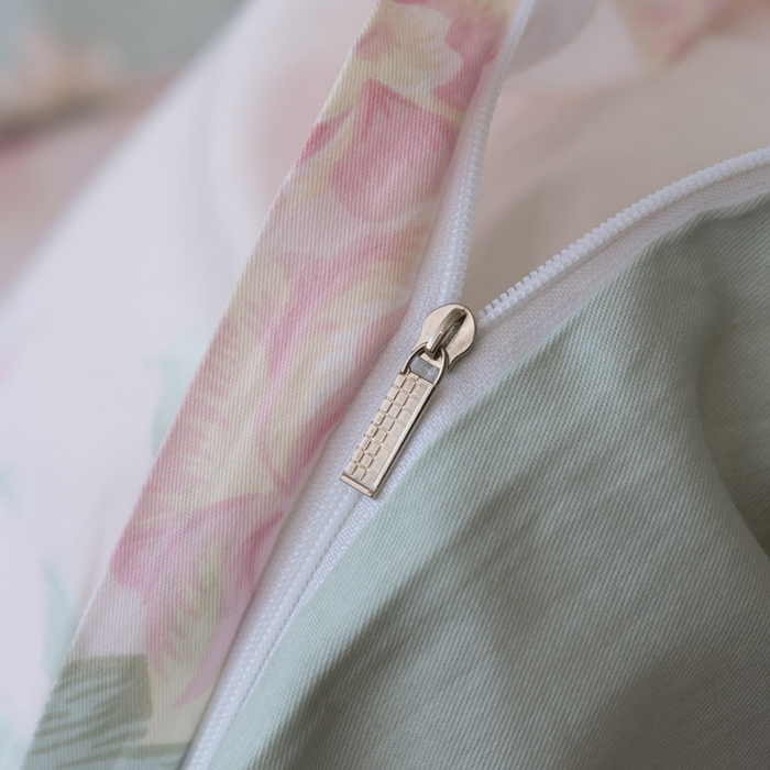 91家纺网 家纺一手货源 找家纺 绵庭家纺 2025新款秋季全棉印花单品被套 若影花梦