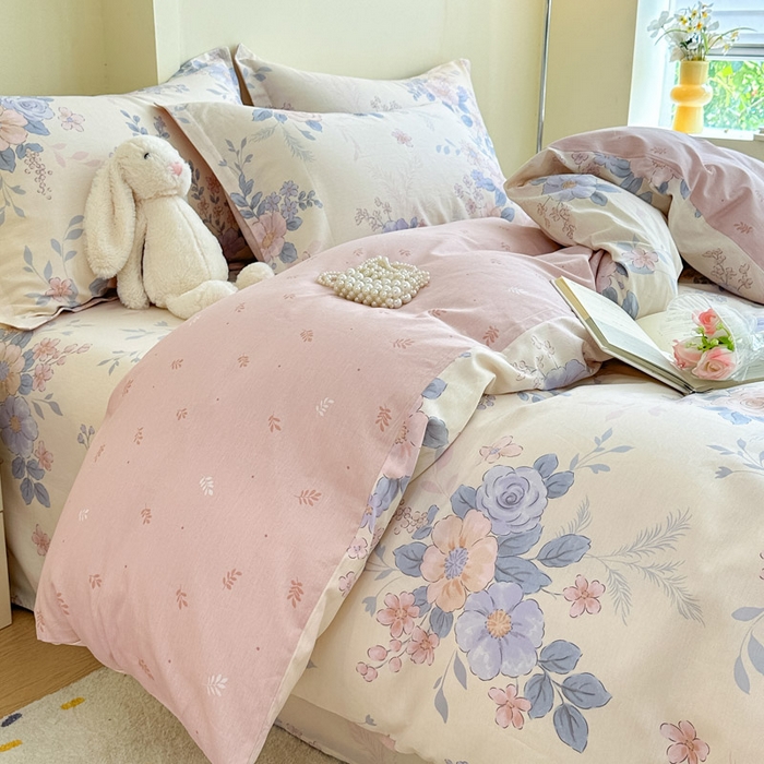 91家纺网 家纺一手货源 找家纺 绵庭家纺 2025新款秋季全棉印花单品被套 水墨江南