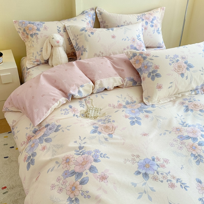 91家纺网 家纺一手货源 找家纺 绵庭家纺 2025新款秋季全棉印花单品被套 水墨江南