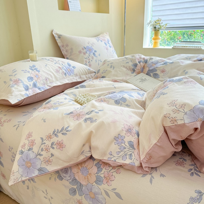 91家纺网 家纺一手货源 找家纺 绵庭家纺 2025新款秋季全棉印花单品被套 水墨江南