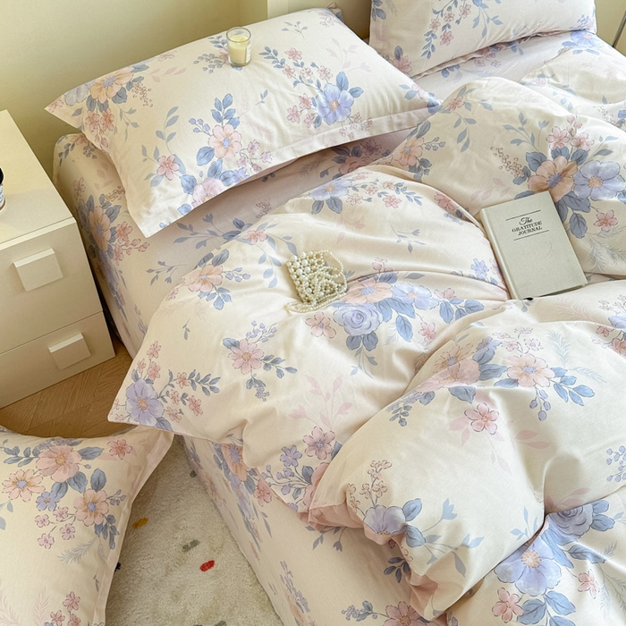 91家纺网 家纺一手货源 找家纺 绵庭家纺 2025新款秋季全棉印花单品被套 水墨江南