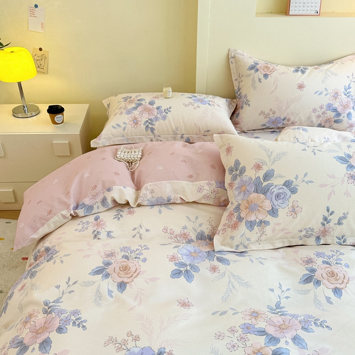 91家纺网 家纺一手货源 找家纺 绵庭家纺 2025新款秋季全棉印花单品被套 水墨江南