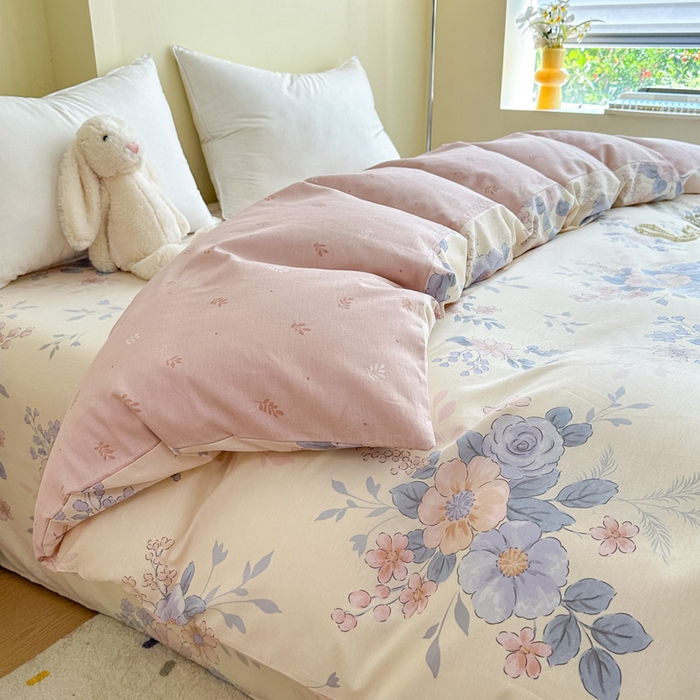 91家纺网 家纺一手货源 找家纺 绵庭家纺 2025新款秋季全棉印花单品被套 水墨江南