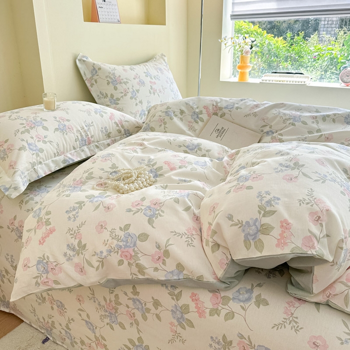 91家纺网 家纺一手货源 找家纺 绵庭家纺 2025新款秋季全棉印花单品被套 希薇