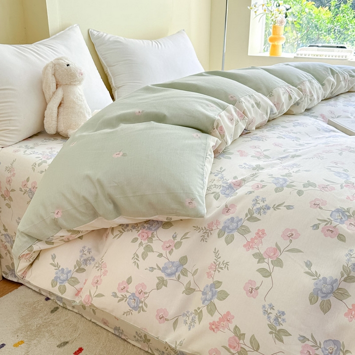 91家纺网 家纺一手货源 找家纺 绵庭家纺 2025新款秋季全棉印花单品被套 希薇