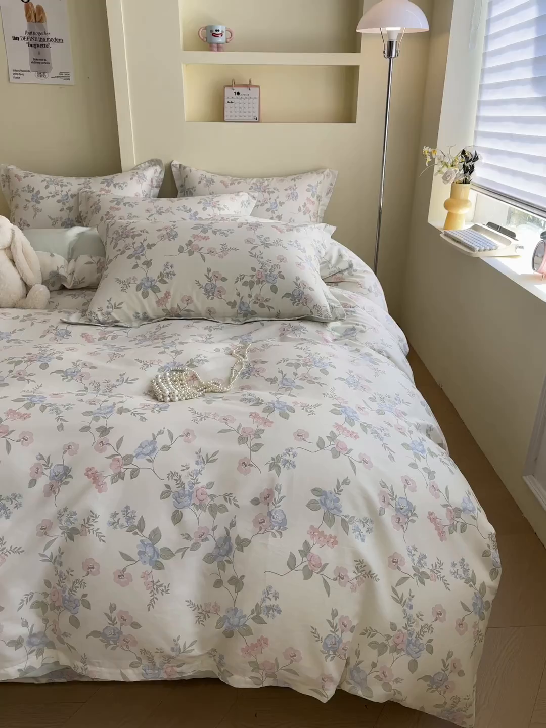 91家纺网 家纺一手货源 找家纺 绵庭家纺 2025新款秋季全棉印花单品被套 希薇