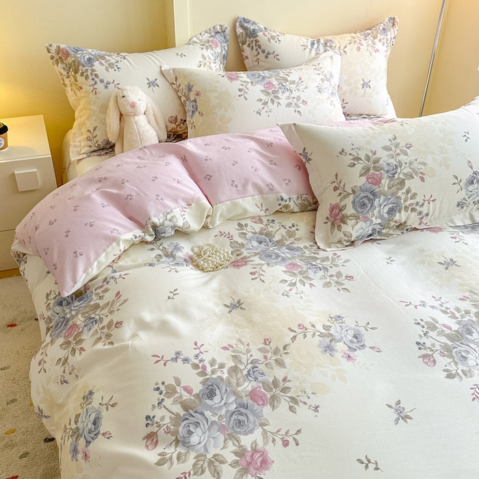 91家纺网 家纺一手货源 找家纺 绵庭家纺 2025新款秋季全棉印花单品被套 又见江南