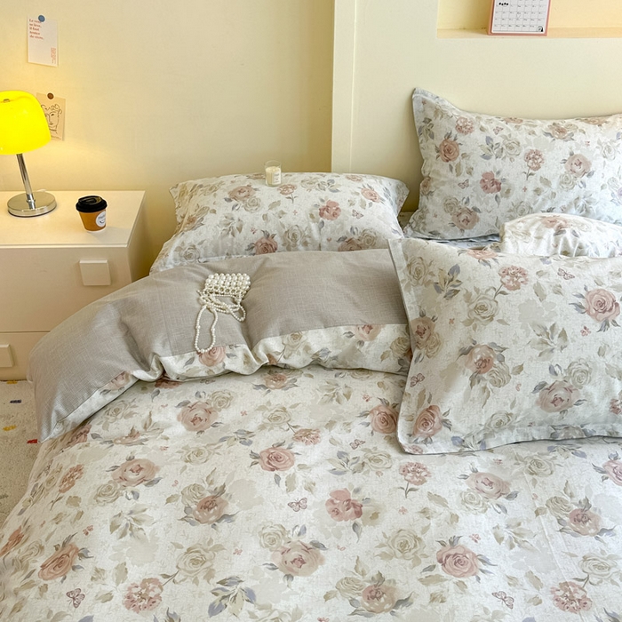 91家纺网 家纺一手货源 找家纺 绵庭家纺 2025新款秋季全棉印花单品被套 真礼