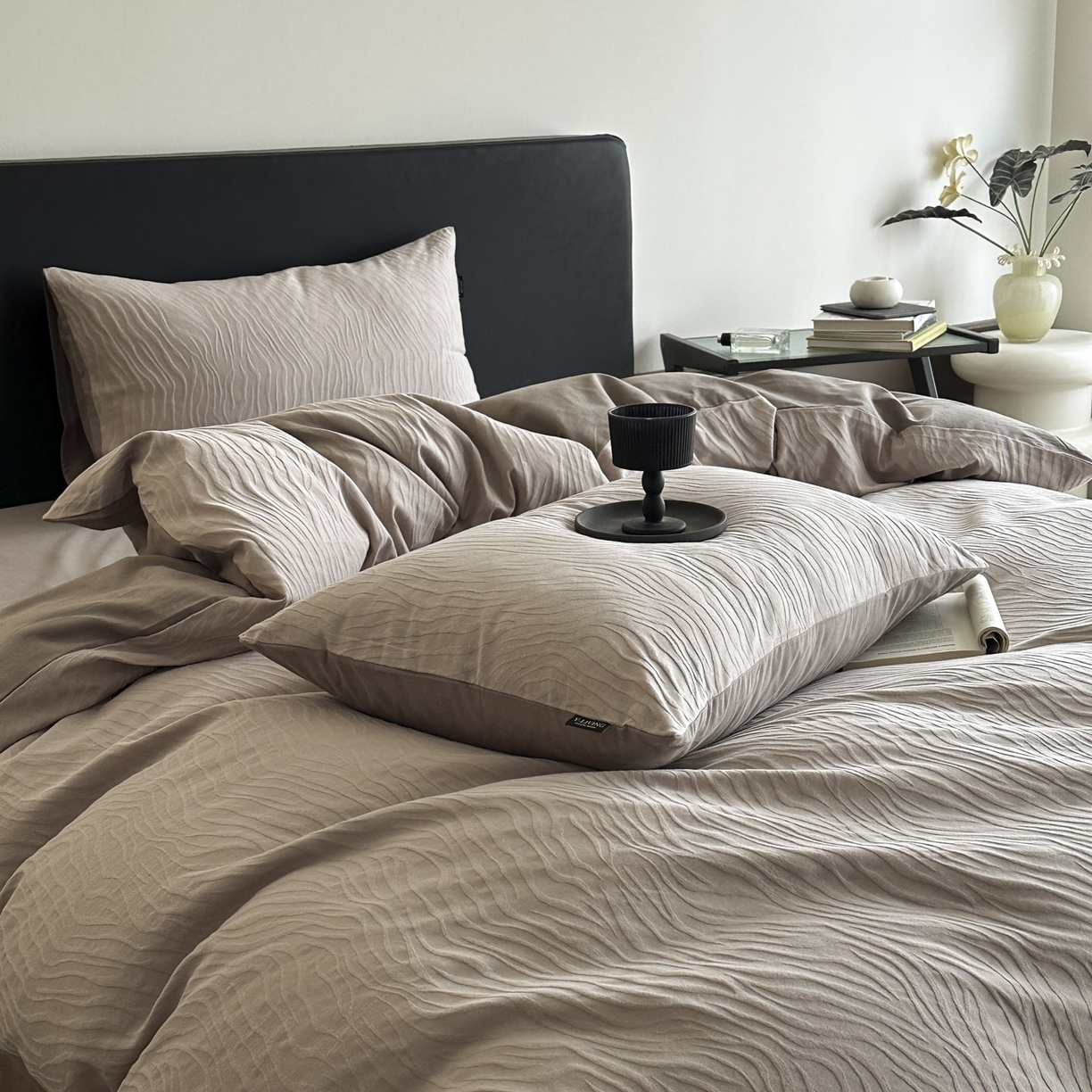 91家纺网 家纺一手货源 找家纺 （总）宜代光年 2025新款厚织全棉大提花系列四件套