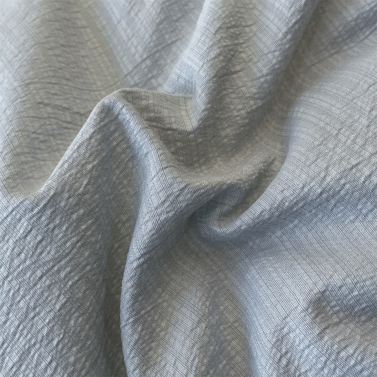 91家纺网 家纺一手货源 找家纺 梵克保罗 2025新品麻绳款绣花皱皱被 春秋被/被芯/冬被/跨境外贸 浅灰