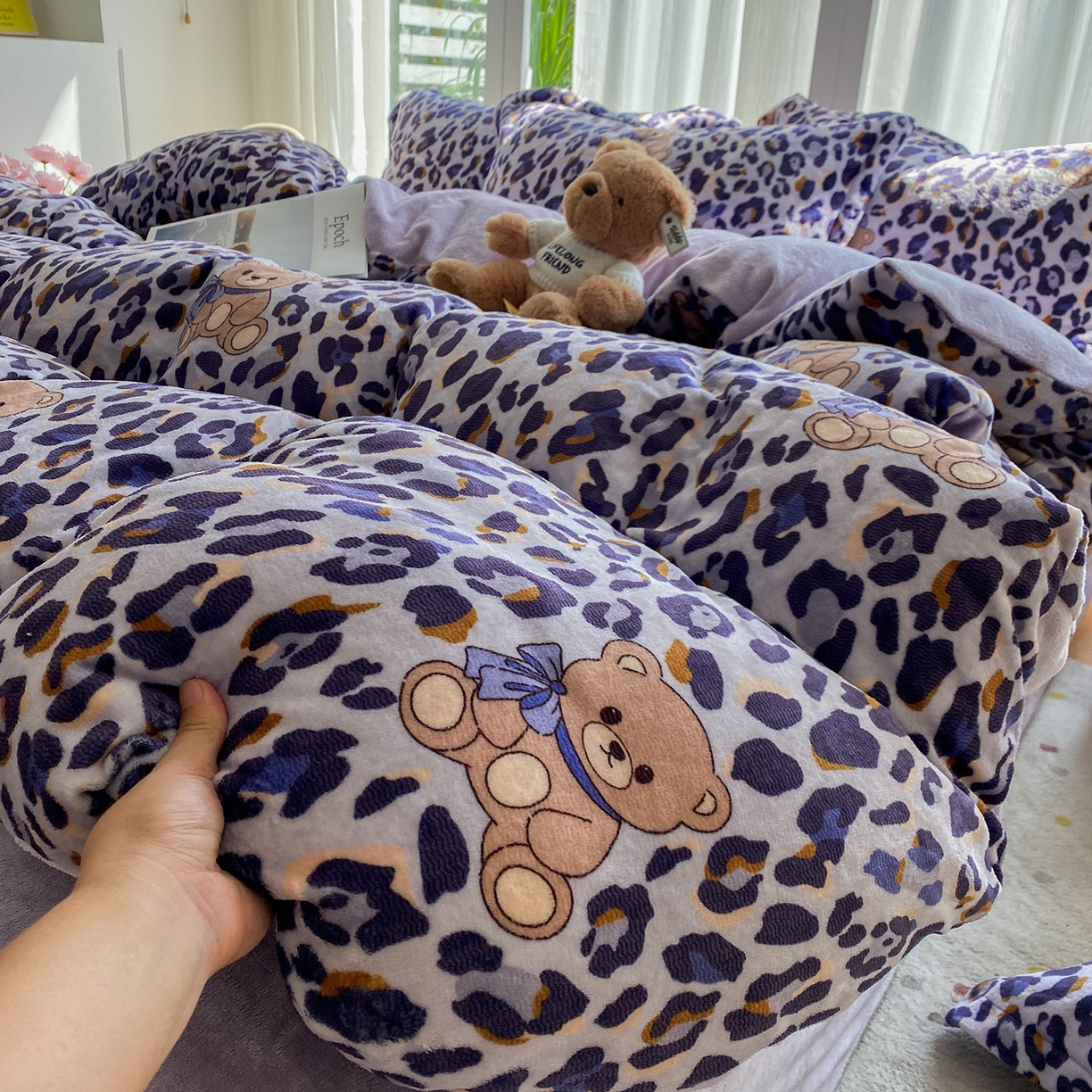 （总）梵克保罗 2025新款A类高克重牛奶绒印花四件套（包含买家秀）