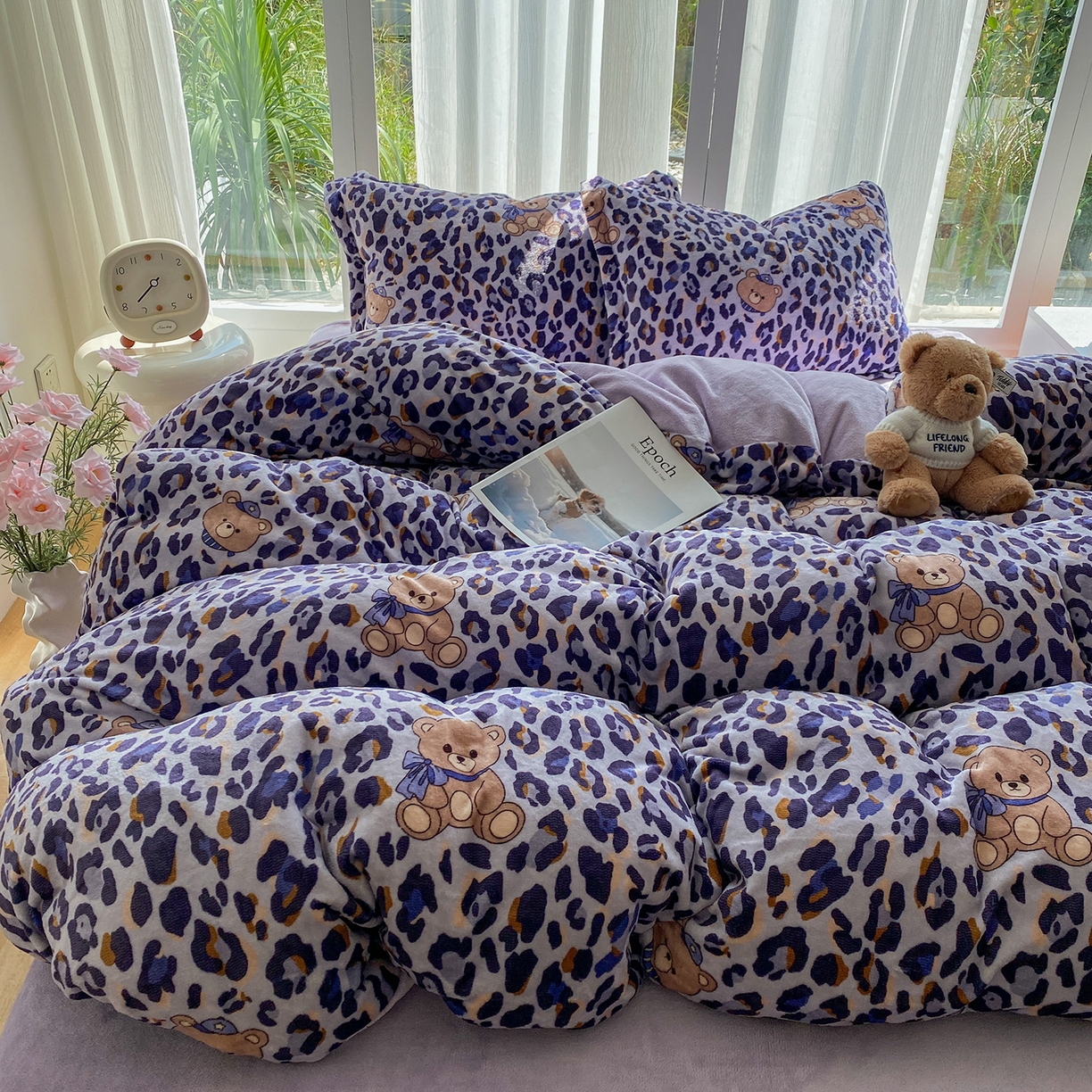 91家纺网 家纺一手货源 找家纺 （总）梵克保罗 2025新款A类高克重牛奶绒印花四件套（包含买家秀）